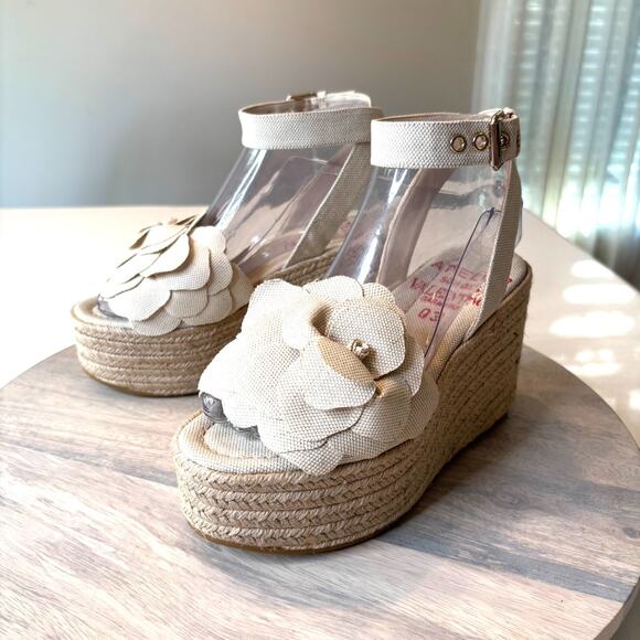 Valentino Garavani Atelier 03 Rose Edition Wedge Espadrille Sandals EU 35 US 5 - Picture 2 of 15